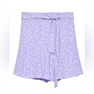 ZARA FLORAL PRINT SKORT